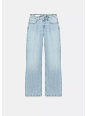 Zara Low Rise Jeans, Loose Straight, NWT